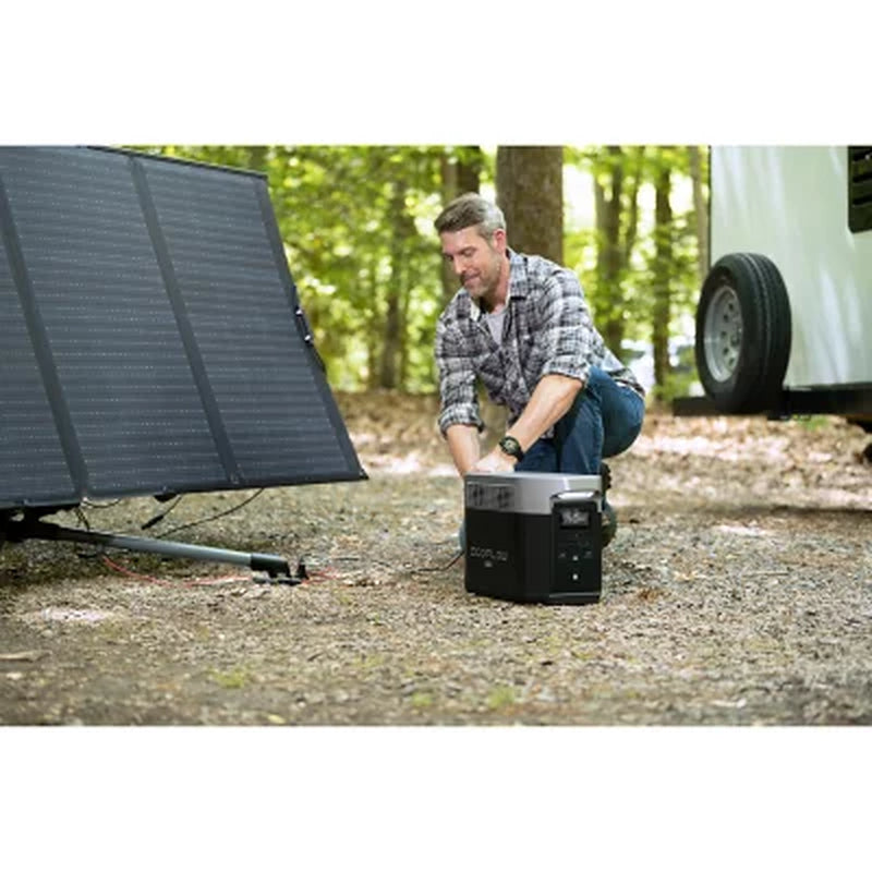 Ecoflow DELTA Max Portable Power Station, 2 Kwh Solar Generator for Home Backup