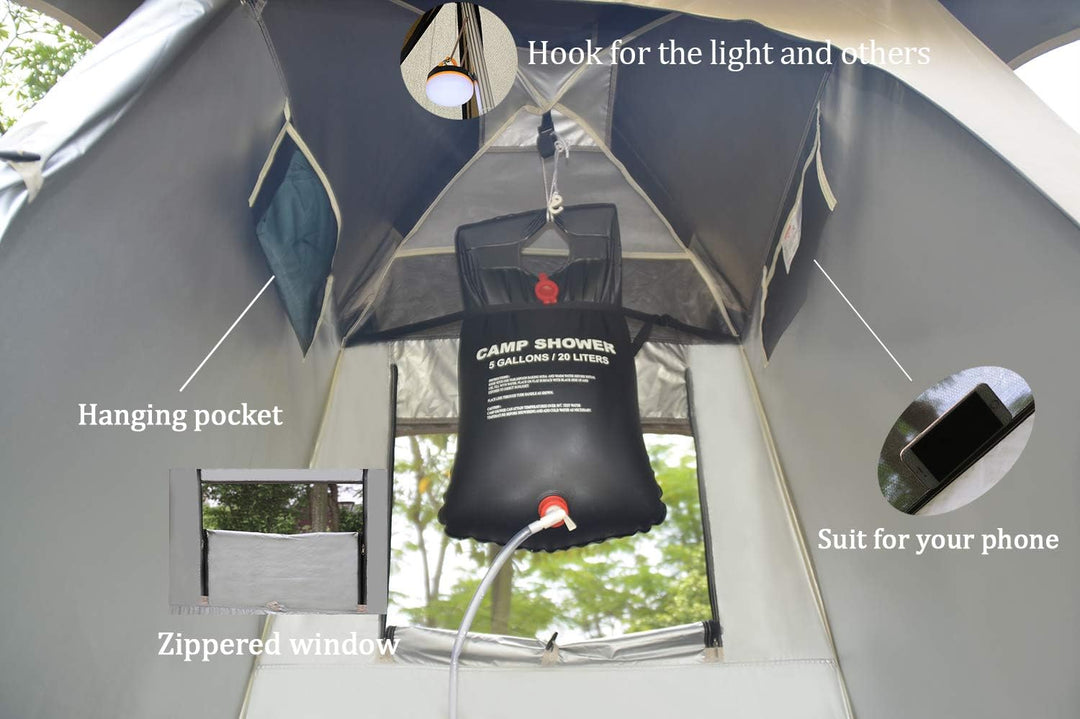 Outdoor Shower Tent Changing Room Privacy Portable Camping Shelters