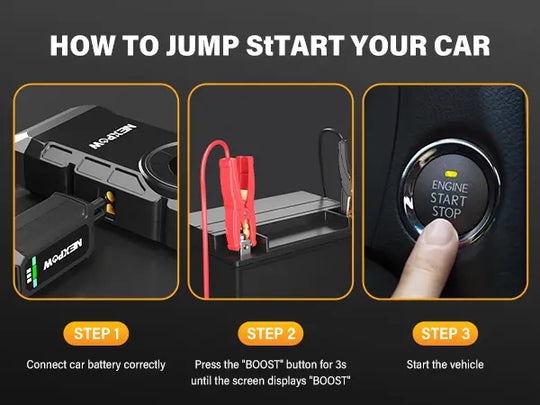 Car Battery Jump Starter 2000A Peak