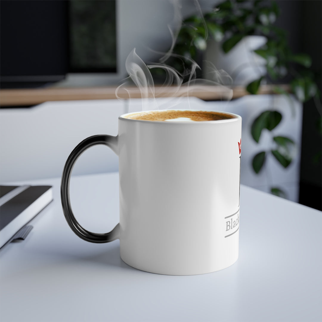 White Color Morphing Mug, 11oz